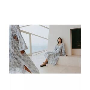 Vince Dahlia Floral Print Dress Size L